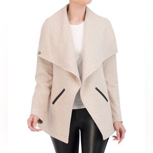 Vegan cashmere drape jacket size small